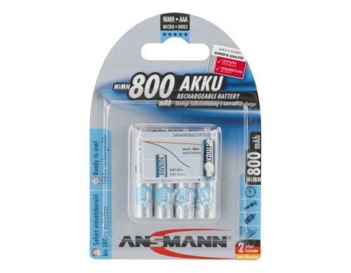 Ansmann Akku AA NiMH 800 mAh 1.2V 4er maxE