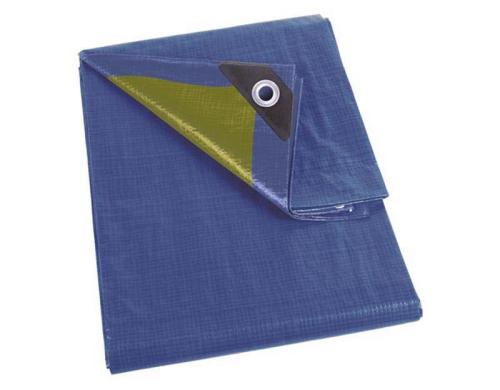 ABDECKPLANE - BLAU/KHAKI - STARK 4 x 6 m