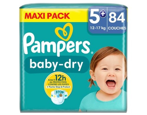 Pampers Baby Dry Windeln Gr. 5 Maxi 12-17kg / 84 Stück