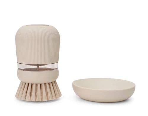 Brabantia Geschirrspülbürste mit Spender Soft Beige