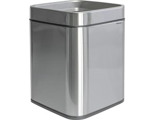 Maul Abfallbehälter Prime 15L, offen, Edelstahl