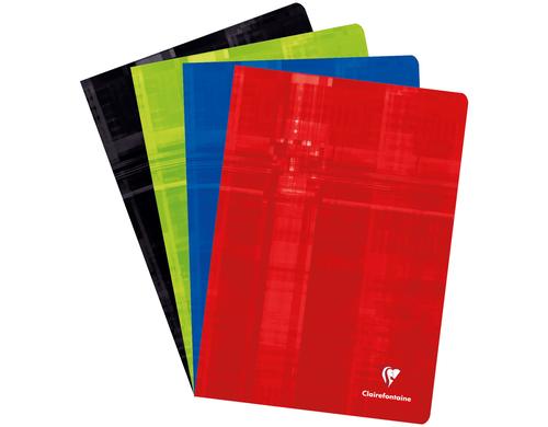 Clairefontaine Heft assortiert 10 Stk A4, liniert, 40 Blatt