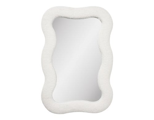 House Nordic Wandspiegel Bosaro, Weiss 3.5x80x54 cm (LxBxH), Glas