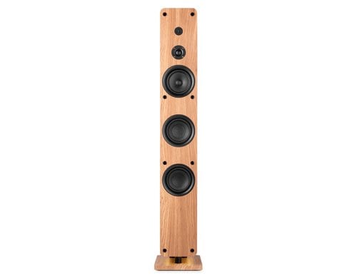 Audizio ARCO-A-D-LWD Tower-Speaker, 160W, DAB/BT, holzfarben
