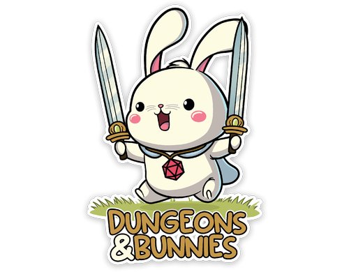 Dungeons and Bunnies Sticker