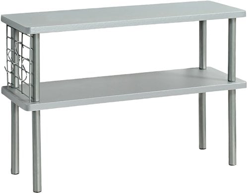 Kesper Küchenregal 2 Etagen B 55 x H 38 x T 20 cm, Grau