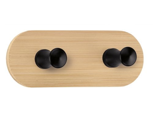 Kleine Wolke Wandh. Bamboo Hook Duo 12x 4.5x 3.6 cm