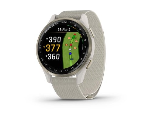 Garmin Approach S50 elfenbein/cremegold, Band 20mm