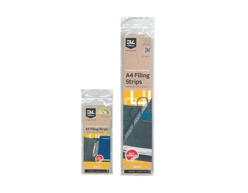 3L Filing-Strip Abheftstreifen für A5, Länge 125 mm, 50 Stk