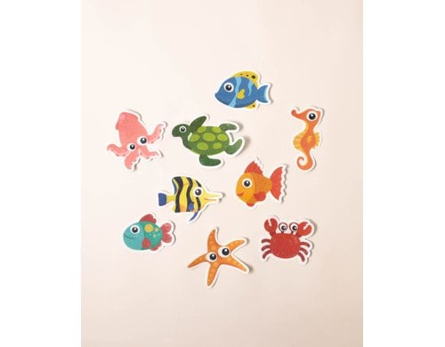 Esmée Antirutsch-Sticker Meerestiere,9erSet für Dusche oder Badewanne