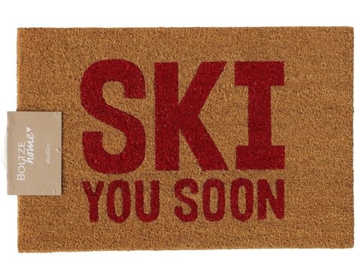 Boltze Fussmatte Skiing PVC/Kokos, 60x40cm