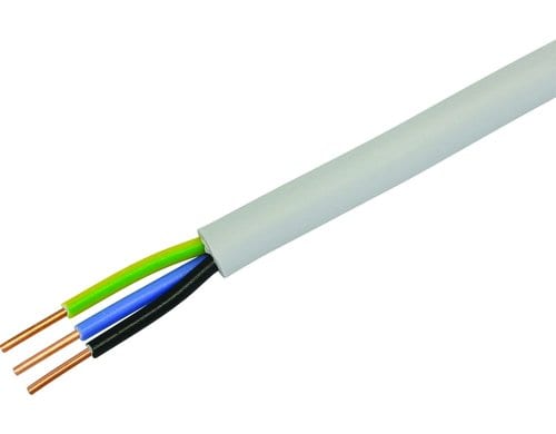 Installationskabel TT 3x 1.5mm2 100m weiss