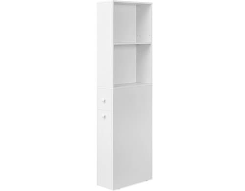 Vasagle Badezimmerschrank mit Schublade 134.4x40x18 cm (HxBxT), Spanplatte