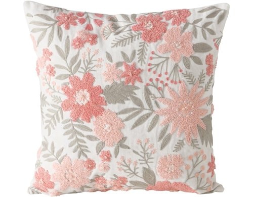Boltze Kissen Lomna Blume, Baumwolle Füllmaterial:Polyester, L&B:45, H:15cm