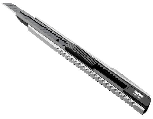 Hansa Cutter HP-100.9 silber/schwarz,  144 x 18,5 x 10,6 mm