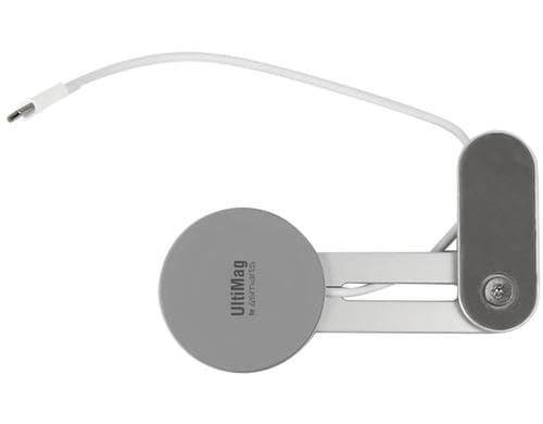 4smarts Ultimag Screenflip Halterung inkl. Charger 15W, silber