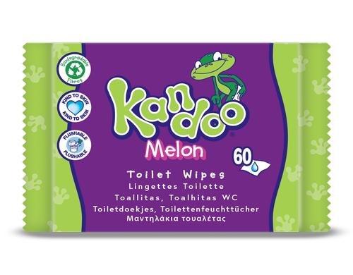 Kandoo Feuchttücher Melone 60 Stück