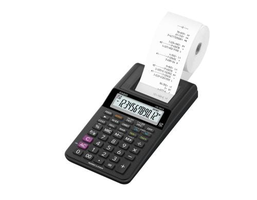 Casio druck. Bürorechner CS-HR-8RCE-BK-S schwarz