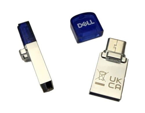Dell 64GB 3.2 Type A/C Combo Flash Drive abnehmbare Abdeckung
