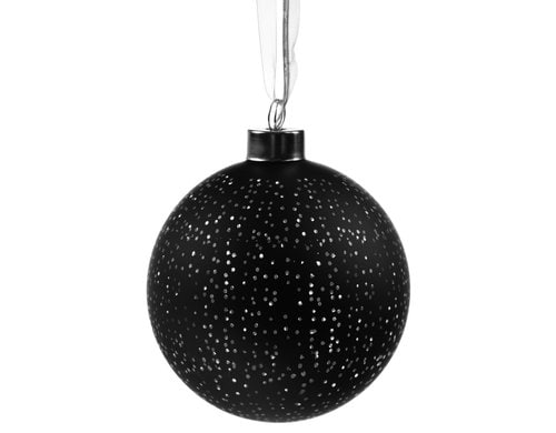 COCON Glass Ball 10cm Sternenmuster, 2AAA excl