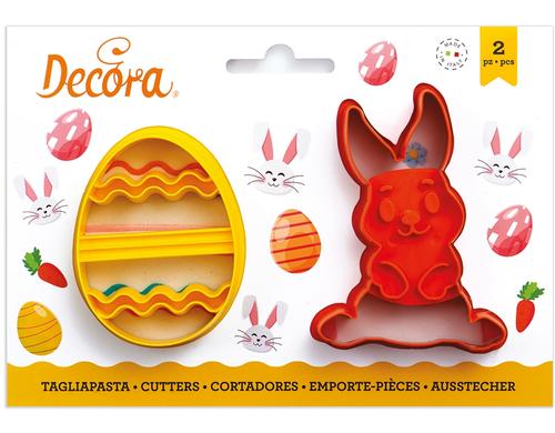 Decora Ausstechformen Osterhase und Ei 2 Stk