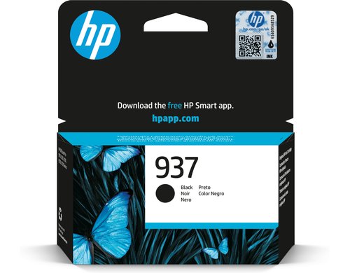 HP Tinte Nr. 937 - Black (4S6W5NE) Seitenkapazität ~ 1'250 Seiten