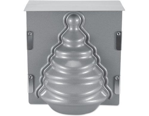 STÄDTER Backform 3D Tannenbaum 19x21x13 cm silber