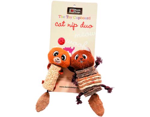 Danish Design Chip + Chap Chipmunk Catnip Duo 10 cm