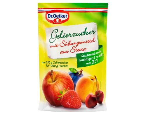 Gelierzucker Süssungsmittel Stevia 350 g