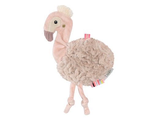 Fehn Knister-Flamingo Rose ab 0+ Monaten