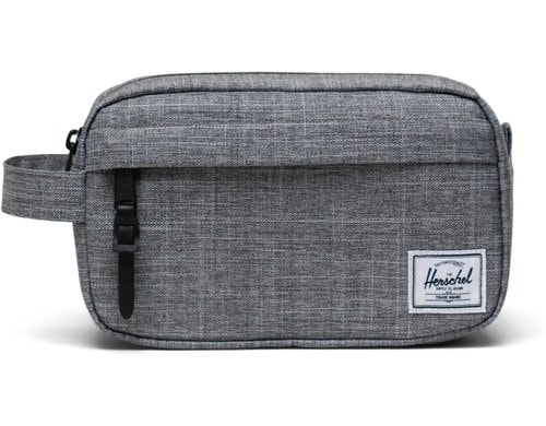 Herschel Chapter Small Travel Kit Raven Crosshatch