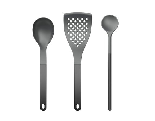 Rosti Küchenhelfer-Set Optima, 3er Set Black, Nylon