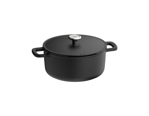 BergHOFF Antihaft Kochtopf Leo Phantom 28 28cm, recyceltes Aluminium, mit Deckel