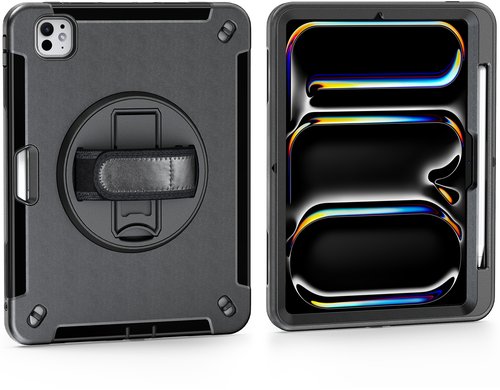 4smarts Rugged Case Grip Black iPad Pro 11