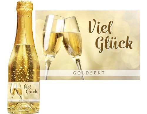 Trendcompany Sekt Viel Glück, 2dl