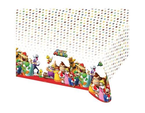 Super Mario Tischdecke 120 x 180 cm, Papier