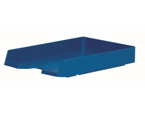 Biella Briefkörbe Parat Plast, A4, blau Polystyrol, senkrecht, versetzt,