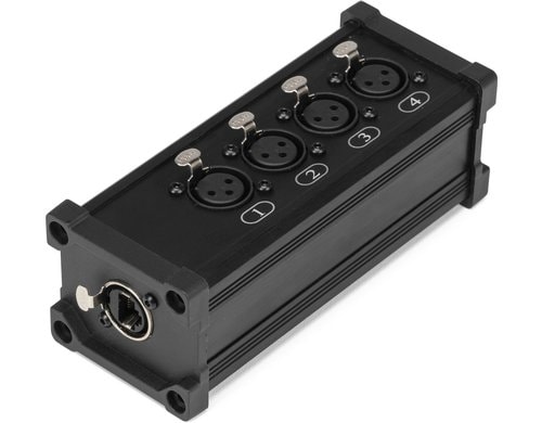 PD Connex CX187 Stage Box, RJ45 zu 4x XLRf 3-Pin