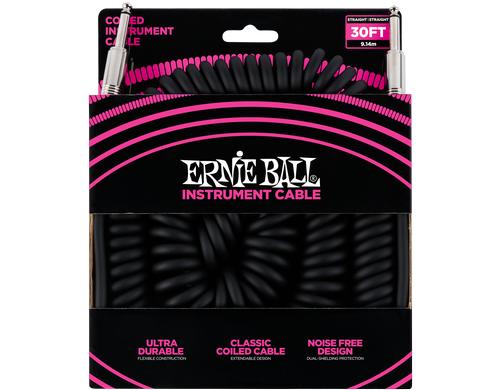 Ernie Ball 6044 Kabel Spiralkabel, 9.14 m, schwarz