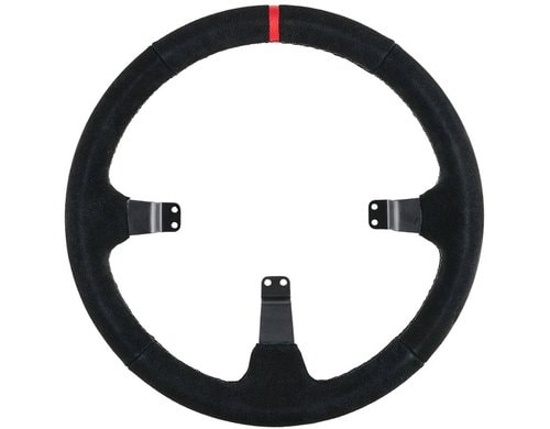 Asetek SimSports GT Rim Curved Wildleder, Schwarz, 340 mm