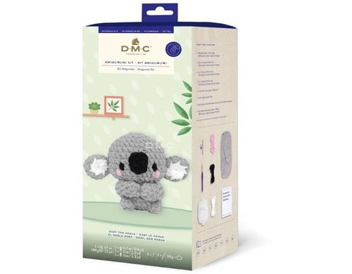 DMC Koala XL Amigurumi Häkelset Grösse ca. 16.5 cm