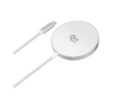 4smarts Qi2 25W MagSafe Ladegerät 1.5m, Weiss