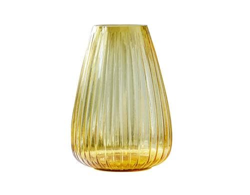 Bitz Vase Kusintha Amber 22cm 1 Stück, aus Glas, H: 22cm