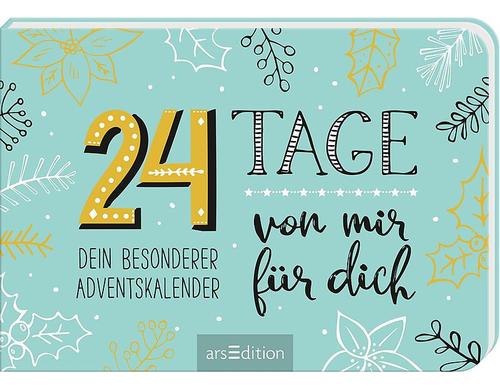 Ars Edition Adventskalender Von mir für dich, Zum Ausfüllen