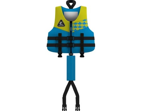 FROGGY SWIM VEST AZURE/YELLOW 2/3 YEARS