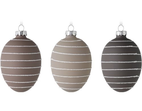 Eglo Aufhänger Ostereier FINTRY Set mit 3 Stück, D:6cm, H9cm