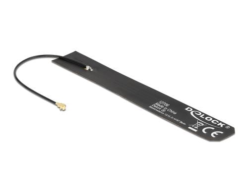 Delock 5G LTE Ante. MHF Kompatibler Stecker 0-4 dBi omnidirektional, Klebemontage