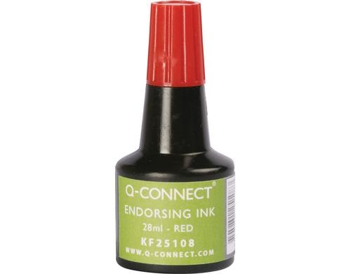 Q-Connect Stempelfarbe rot