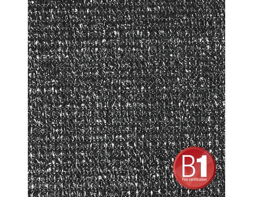 Adam Hall Accessories GAZE 100 B1 250 g/m2 geöst 3 x 4 m schwarz