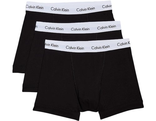 Calvin Klein 3P Trunk black, S
